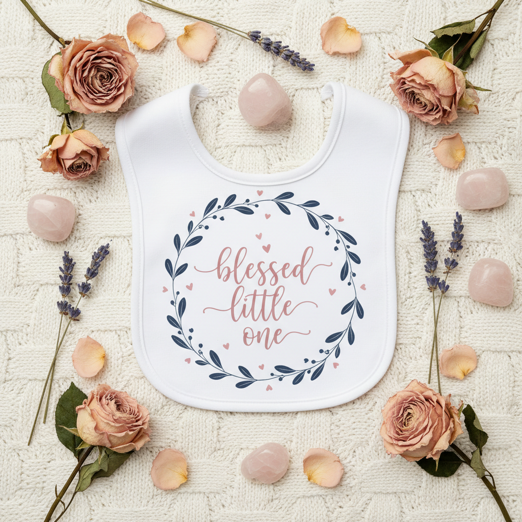 Blessed Little One Baby Grow & Bib Combo