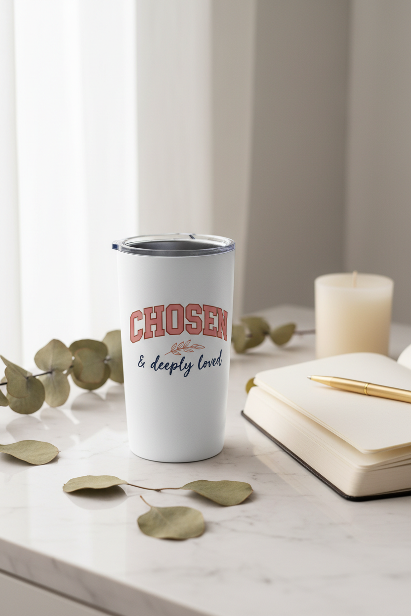 CHOSEN Tumbler - Desk Scene