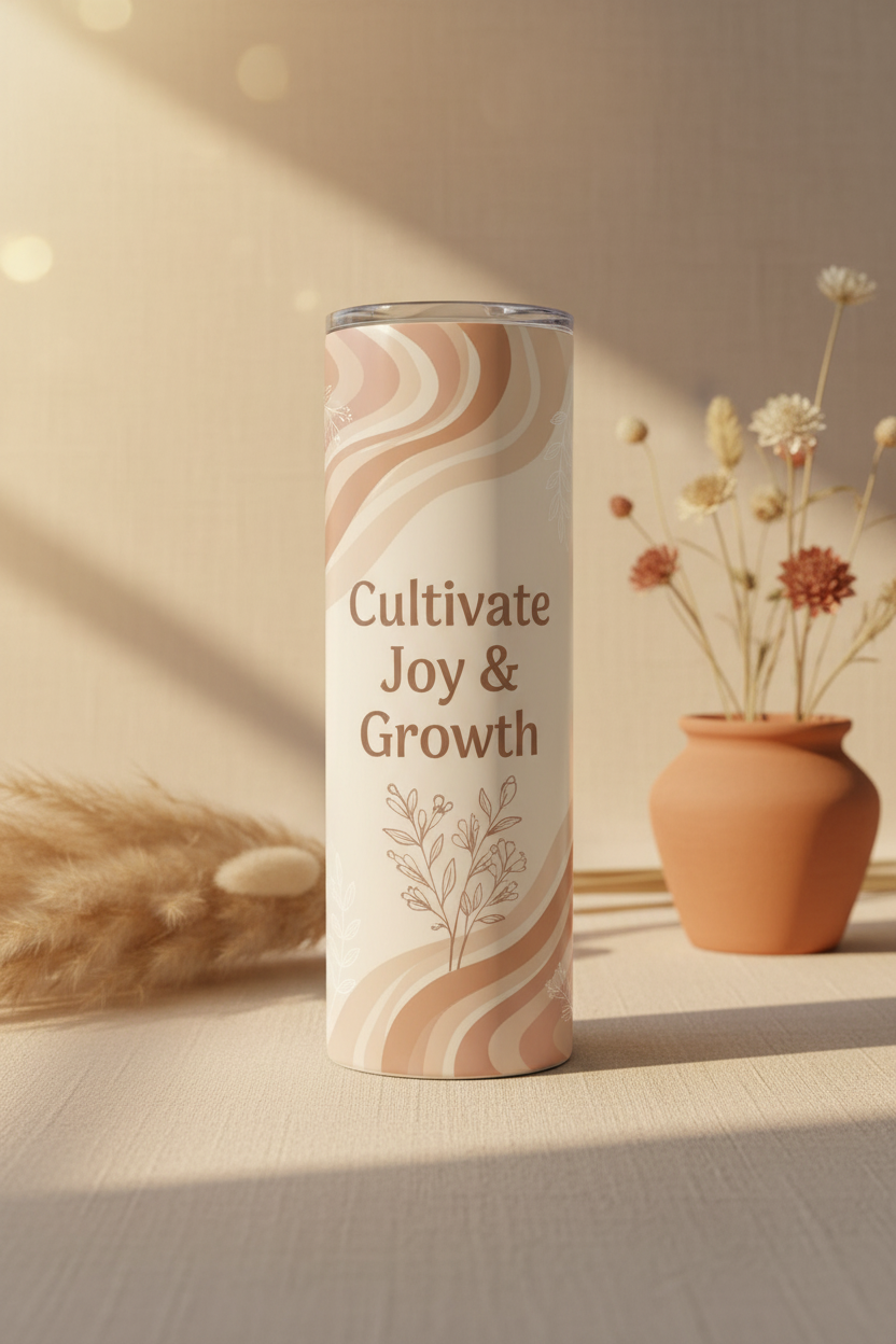 Cultivate Joy & Growth Tumbler