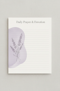 Daily Prayer & Devotion Notepad