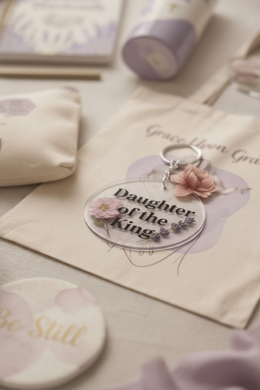 Daughter of the King Acrylic Keychain