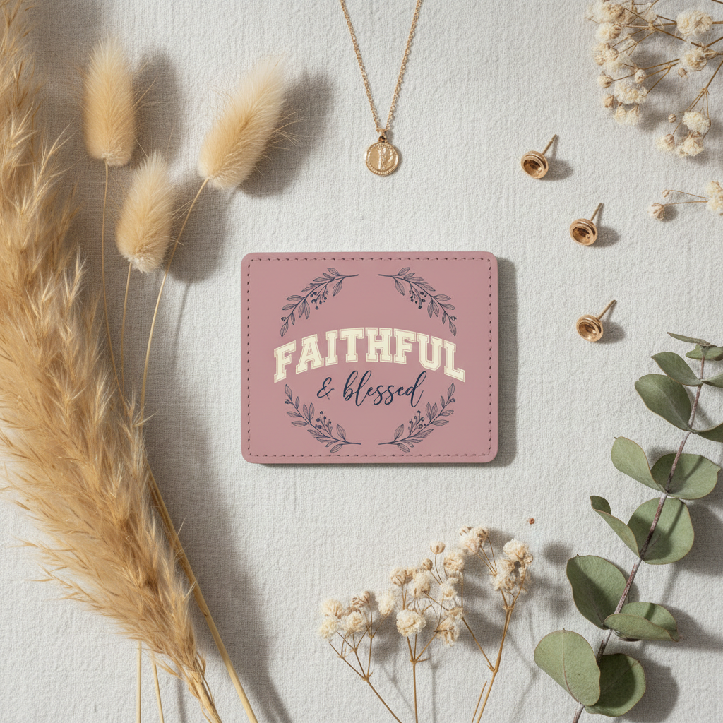 Faithful & Blessed Card Wallet