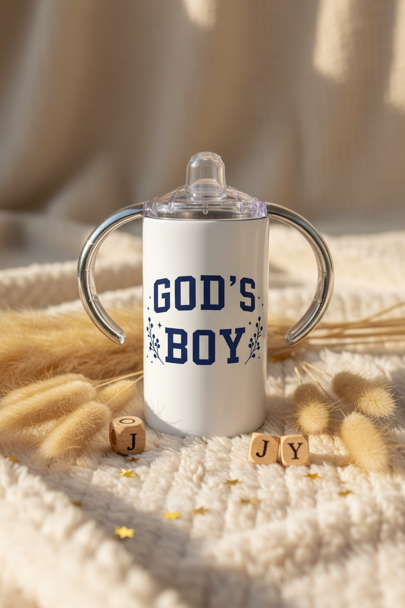God's Boy Baby Sippy Cup