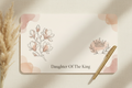 Daughter Of The King Desk Mousepad