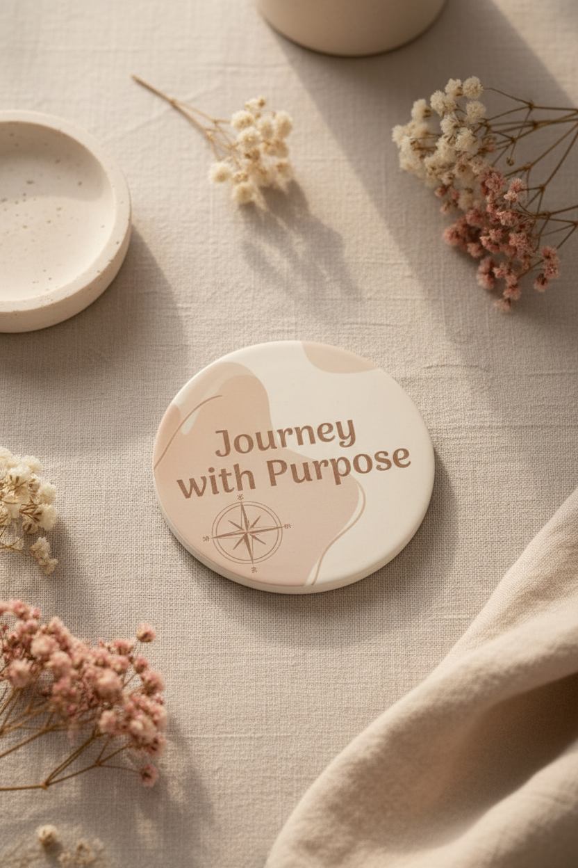 Rooted & Rising Gift Set – Mug & Coaster