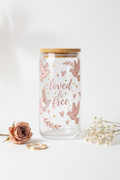 Loved & Free Glass Tumbler