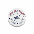 2pcs | Put God First Girl Car Coaster