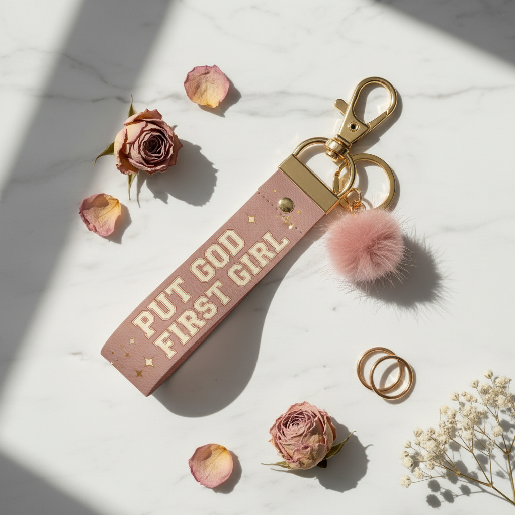 Put God First Girl Wristlet