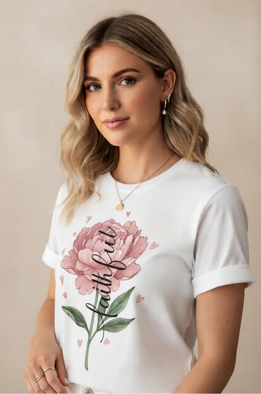 Faithful Floral T-Shirt