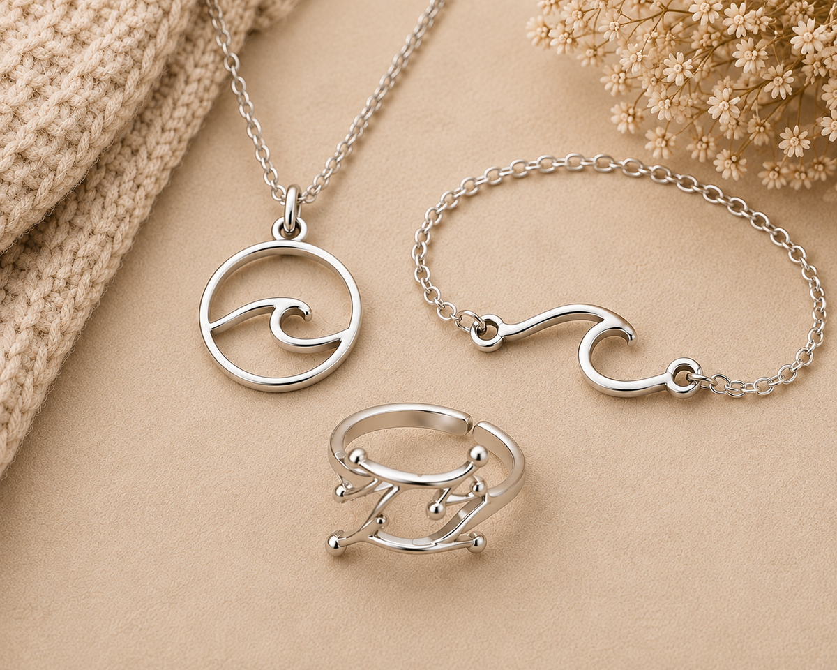 Ocean Wave Jewelry Set