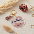 Faithful Acrylic Keychain