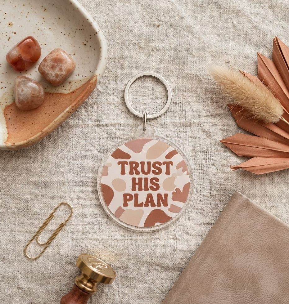 Faith-Inspired Acrylic Keychains