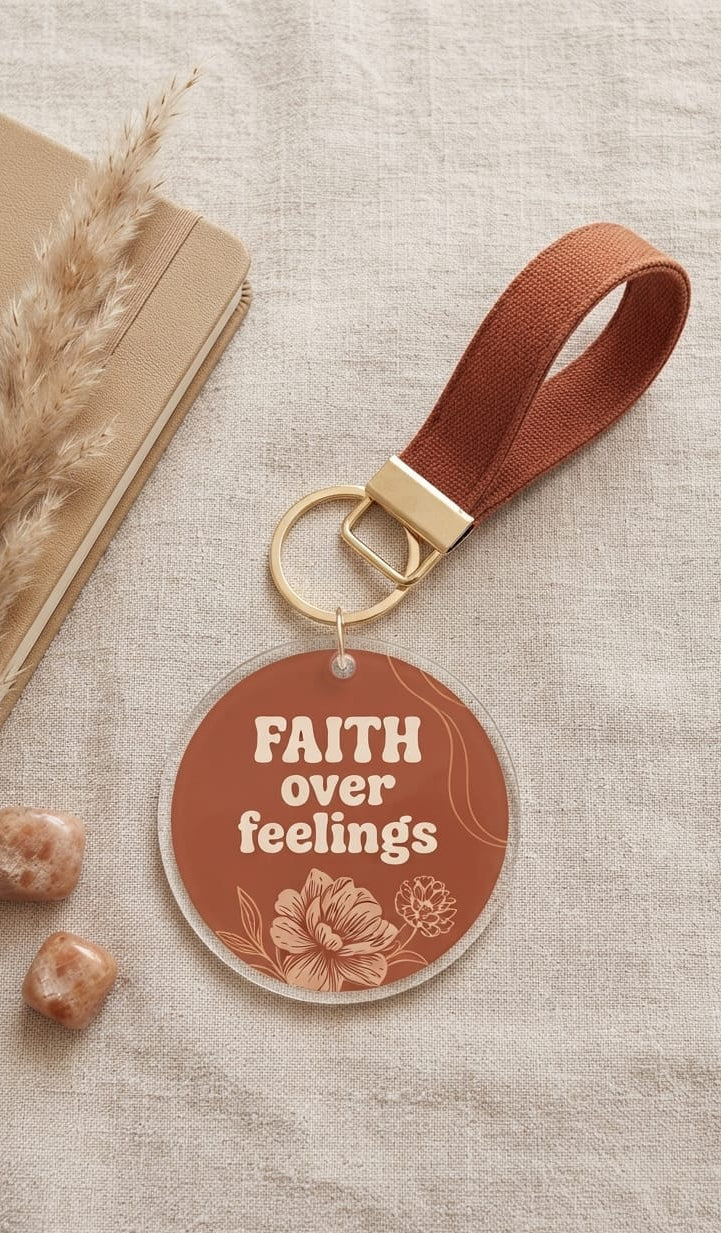 Faith-Inspired Acrylic Keychains