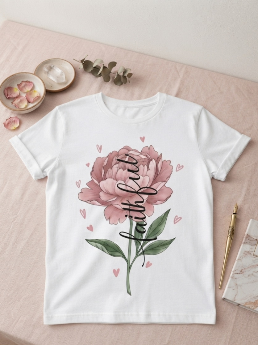 Faithful Floral T-Shirt