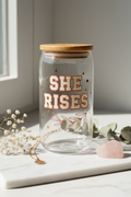 She Rises Glass Tumbler