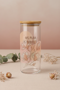 His Plan Is Perfect Glass Tumbler